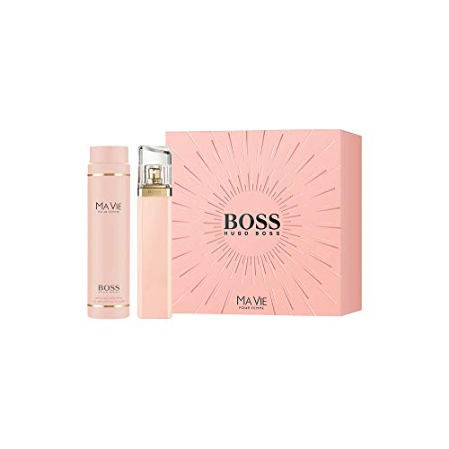 BOSS SET MA VIE EDP. 75ML. + BODY LOTION 200ML, Zapatillas Unisex adulto, Negro, Una talla