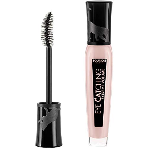 Bourjois Eye Catching Extreme Volume Mascara, Tono 02 Extreme Black, 6 ml