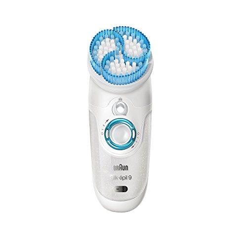 Braun 79-E - Cepillo exfoliante de recambio, diseñado para Silk-épil 9 SkinSpa, color blanco/azul