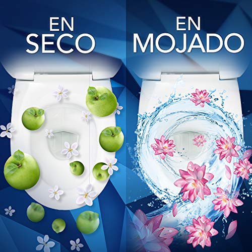 Bref Doble Perfume Manzana Floral y Lirio de Agua Colgador WC Duplo – 2x50 gr