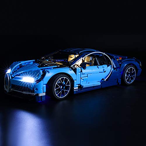 BRIKSMAX Kit de Iluminación Led para Lego Technic Bugatti Chiron,Compatible con Ladrillos de Construcción Lego Modelo 42083, Juego de Legos no Incluido