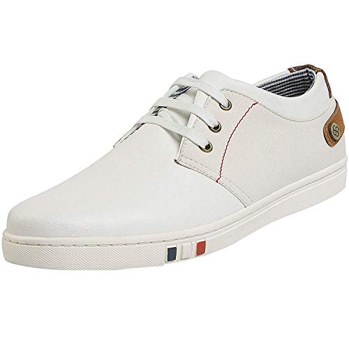 Bruno Marc NY-03 Zapatillas Casual para Hombre Blanco 41 EU/8 US