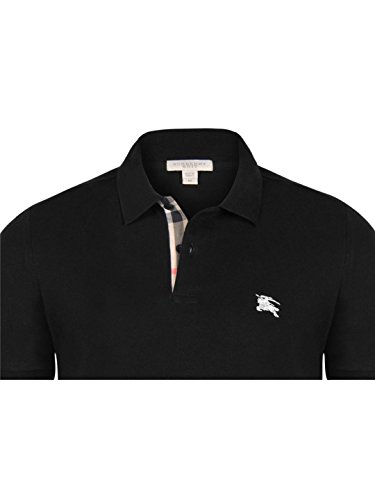 Burberry Brit - Polo para hombre, color negro Negro Negro ( 3XL