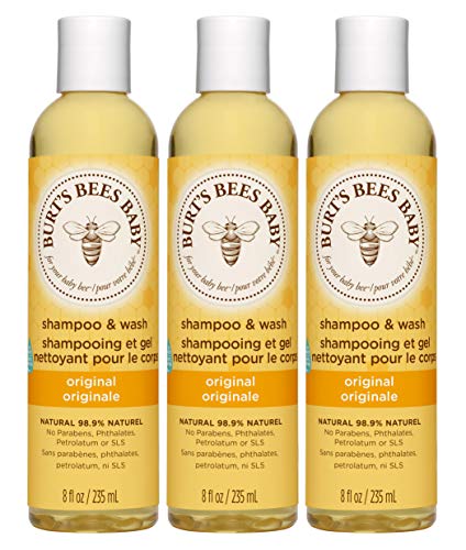 Burt's Bees Baby Champú y Gel 3 unidades de 235 ml