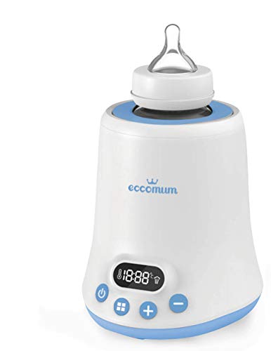 Calienta Biberones, Eccomum 6 en 1, Calentamiento Ultrarrápido, Descongelado y Esterilizador para Leche Materna/Fórmula/Potitos, LED, Temporizador, Apagado Automático