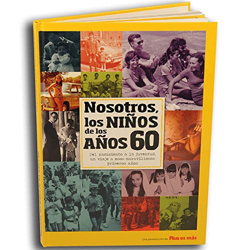 Calledelregalo Libro de tu año de Nacimiento, Libro de la década de los 60, Libro con Tarjeta Personalizada - Regalo para cumpleaños - Otras Edades Disponibles