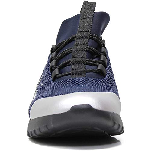 Calvin Klein Jeans Ron Mesh - Zapatillas bajas para hombre, estilo metal pulido, (azul marino), 41 EU