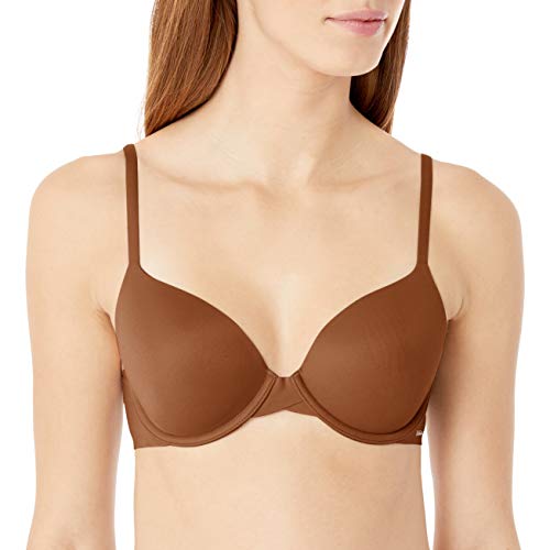 Calvin Klein Perfectly Fit Memory Touch T-Shirt Bra Sujetador para Camiseta, Canela, 85B para Mujer