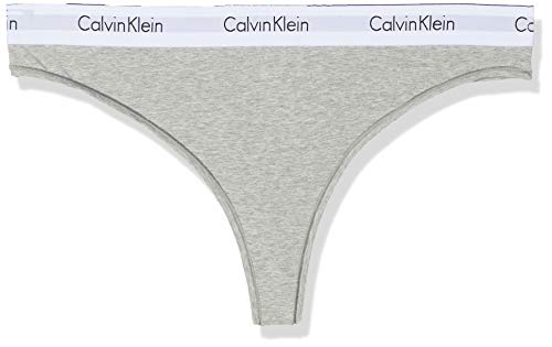 Calvin Klein Thong Tanga, Gris (Grey Heather 020), Talla única (Talla del Fabricante: XXX-Large) para Mujer