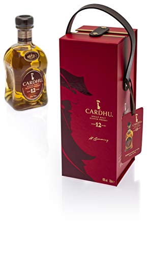 Cardhu 12 Años Whisky Escocés Puro de Malta Edición Limitada en Estuche de Regalo - 700 ml