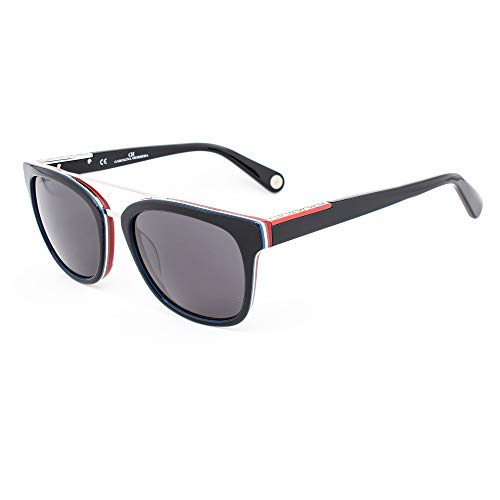 Carolina Herrera SHE6850L28 Gafas de sol, Negro, 52 para Hombre