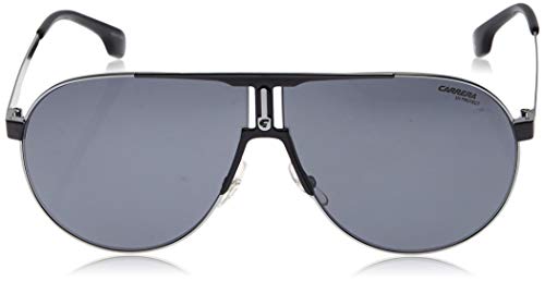 Carrera 1005/S IR TI7 Gafas de sol, Negro (RUTBK MTTBLK/GREY BLUEE), 66 Unisex Adulto