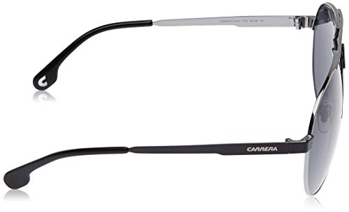 Carrera 1005/S IR TI7 Gafas de sol, Negro (RUTBK MTTBLK/GREY BLUEE), 66 Unisex Adulto