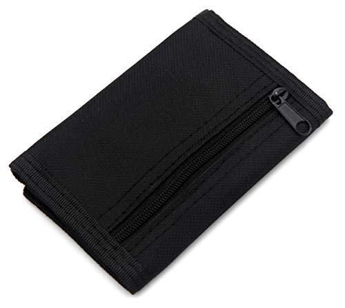 Cartera de camuflaje RFID para deportes al aire libre Negro Negro Small