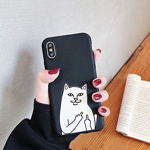 Casos de teléfono de Silicona para Samsung Galaxy S10 S10E S9 S8 Plus S7 S6 Cubierta del Borde del Gato Lindo para 9 8 Caso Suave,Rosa,S7 Samsung Note