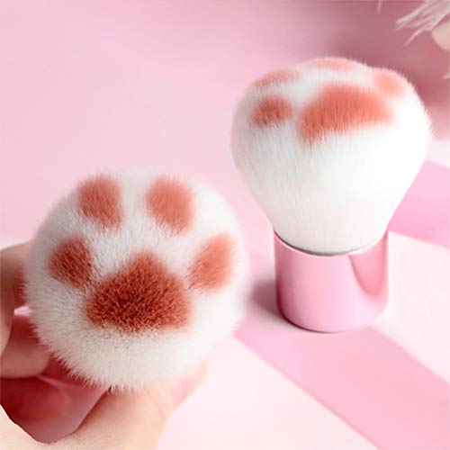 Cat Claw Paw Makeup Brush, Essentials Make Up Brush Foundation Kabuki Flat Top para pulir, puntear, Corrector