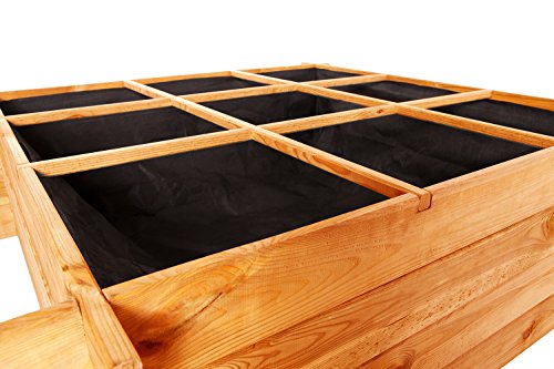 Catral 31090013 - Huerto urbano Seed Planter 120, 40 x 120 x 120 cm, madera de pino