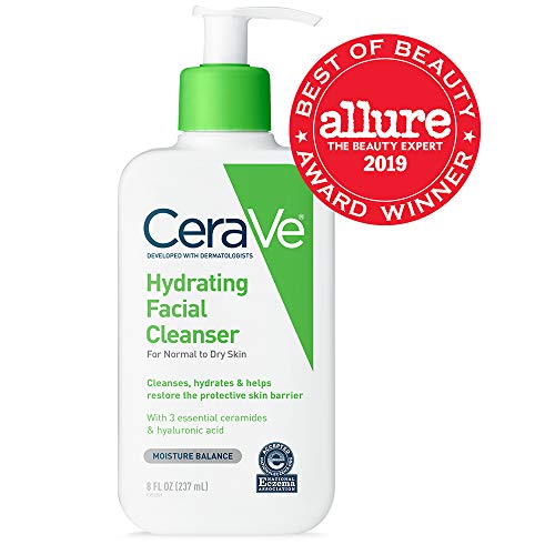 CeraVe Facial Cleanser, Hydrating Cleanser, 8 Ounce by CeraVe