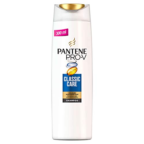 Champú para cabello normal de Pantene Pro-V Classic Care. Pack de 6 unidades de 300 ml