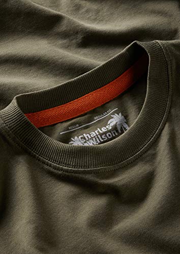 Charles Wilson 5er Packung Einfarbige T-Shirts mit Rundhalsausschnitt (Small, Mixed Essentials Type 23)