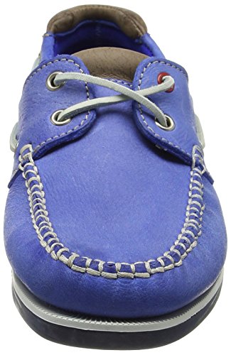 Chatham Churchill Made In Britain, Náuticos para Hombre, Azul Azul Topo, 41 EU