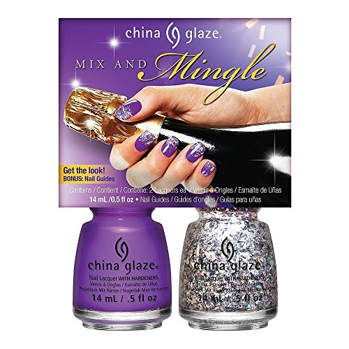 China Glaze glazemas Mix y Mingle Kit, 14 ml, pack de 2