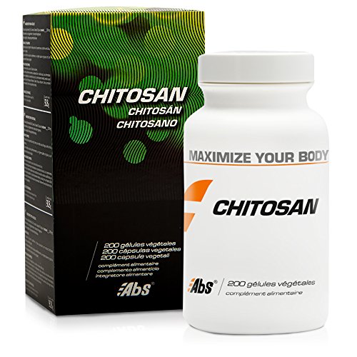 CHITOSAN Alta densidad * Pureza garantizada superior al 90 % * 300 mg / 200 cápsulas vegetales * Captador de grasas * Fabricado en Francia * Calidad controlada por certificado de análisis * Garantía de satisfacción o reembolso