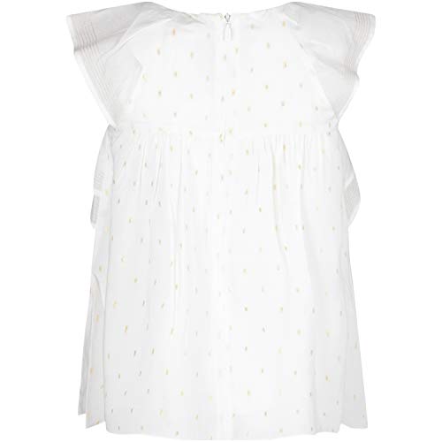 Chloé Kids C15b11/593 - Camisón infantil blanco 4 Años