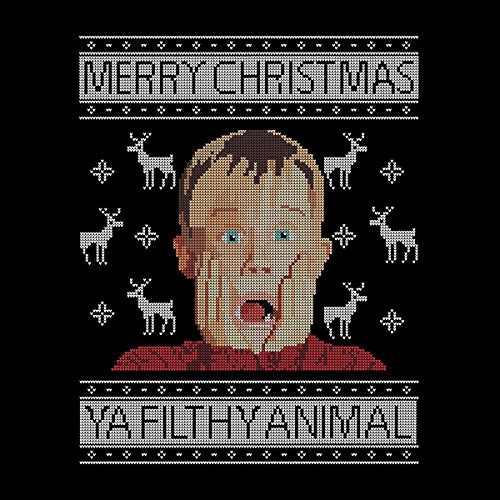 Christmas Home Alone Filthy Animals Knit Kid's T-Shirt