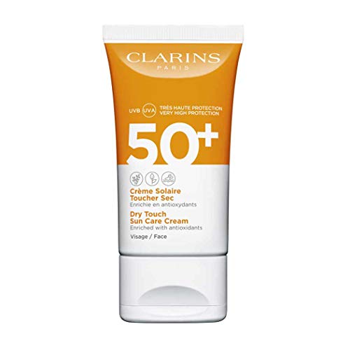 Clarins 57935 Solucion Rostro Crema Tacto Seco Muy Alta Protecion Uvb 50 - pack de 3 x 50 ml (total: 150 ml)