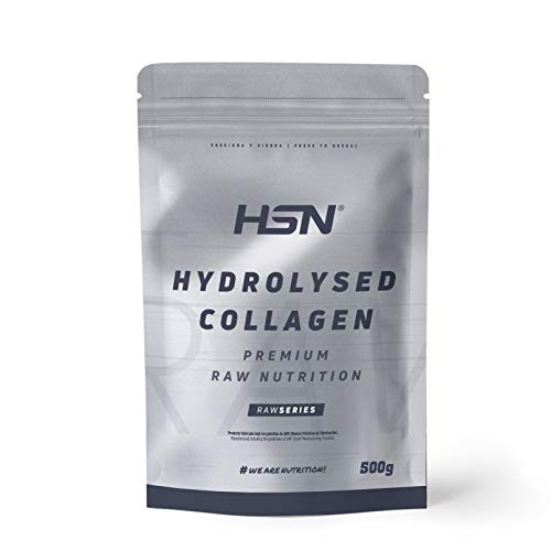 Colágeno Hidrolizado de HSN | Origen Bovino | Cuidado y Mantenimiento de las Articulaciones, Huesos Fuertes, Salud de Piel, Cabello y Uñas | Sin Gluten, Sin Lactosa, En Polvo, Sin Sabor, 500g