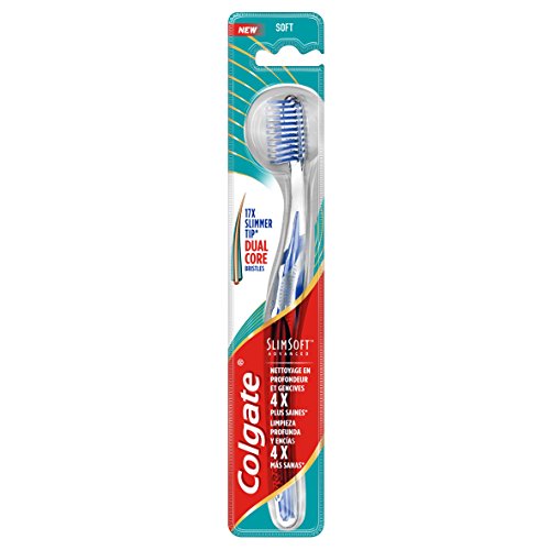 Colgate Slimsoft Advanced - Juego de 4 cepillos de dientes