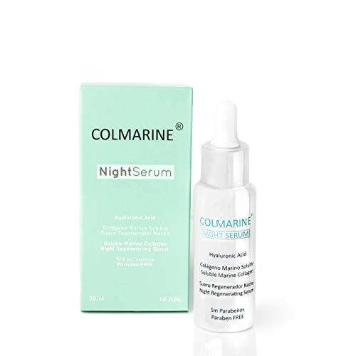 COLMARINE NIGHT SERUM - Suero de noche antienvejecimiento con alta concentración en colágeno marino y ácido hialurónico, de textura suave y ligera. (3248U)