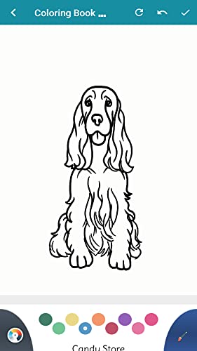 color the dog as you like