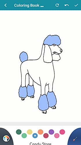 color the dog as you like