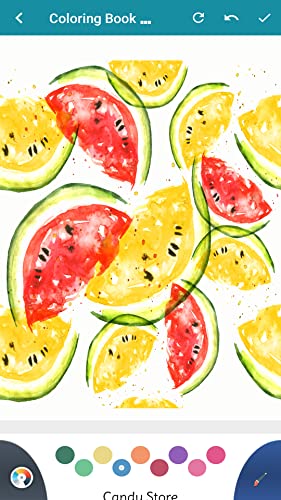 color your fruits as you like