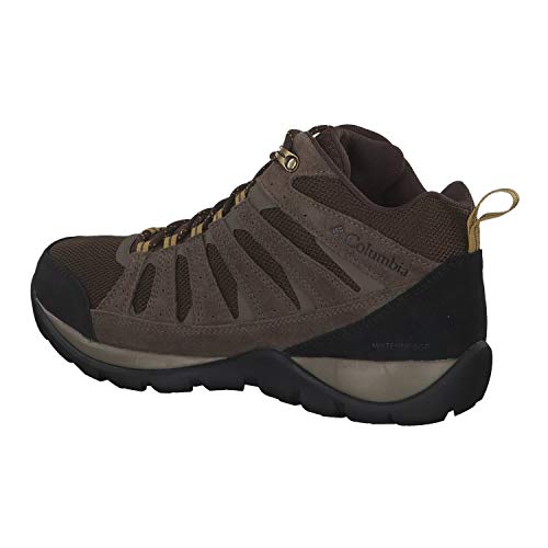 Columbia Redmond V2 Mid, Zapatillas de Senderismo Impermeables para Mujer, Marrón (Cordovan, Baker), 43 EU