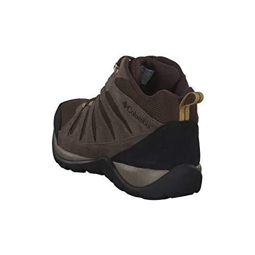 Columbia Redmond V2 Mid, Zapatillas de Senderismo Impermeables para Mujer, Marrón (Cordovan, Baker), 43 EU