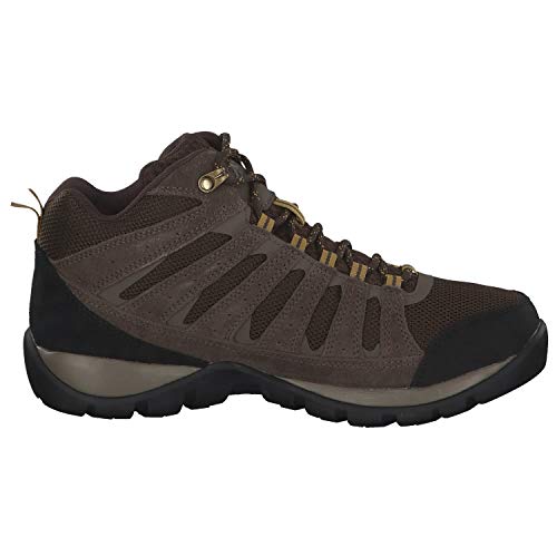 Columbia Redmond V2 Mid, Zapatillas de Senderismo Impermeables para Mujer, Marrón (Cordovan, Baker), 43 EU