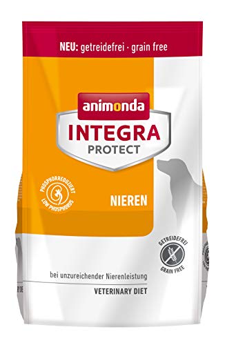 Comida dietética para perros animonda Integra Protect, pienso para perros con insuficiencia renal crónica, 4 kg