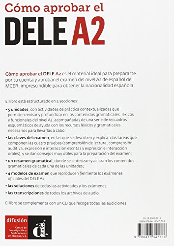 Cómo aprobar el DELE A2 + CD: Cómo aprobar el DELE A2 + CD (FLE NIVEAU ADULTE TVA 5,5%)