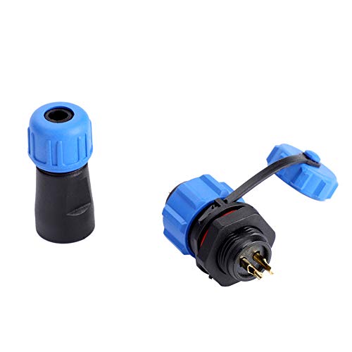 Conector de enchufe a prueba de agua 2Pin / 3Pin / 4Pin / 5Pin / 6Pin / 7Pin / 9Pin para uso industrial(2pin)