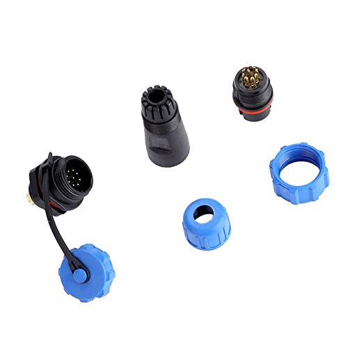 Conector de enchufe IP68 2Pin / 3Pin / 4Pin / 5Pin / 6Pin / 7Pin / 9Pin Aviación resistente al agua para uso industrial(9pin)