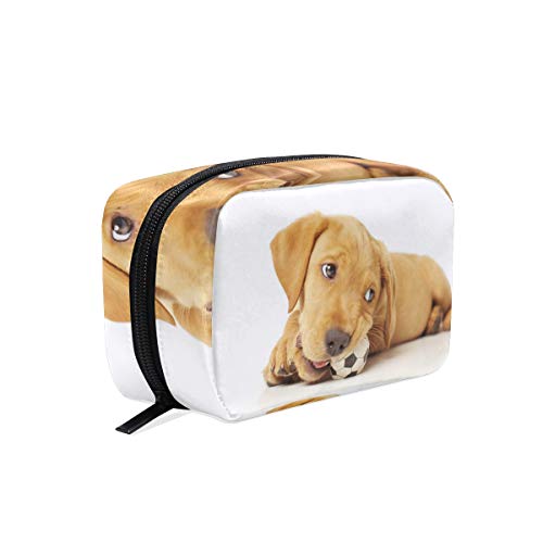 COOSUN - Bolsa de maquillaje para perros para masticar, bolsa de maquillaje, bolsa de viaje para mujer