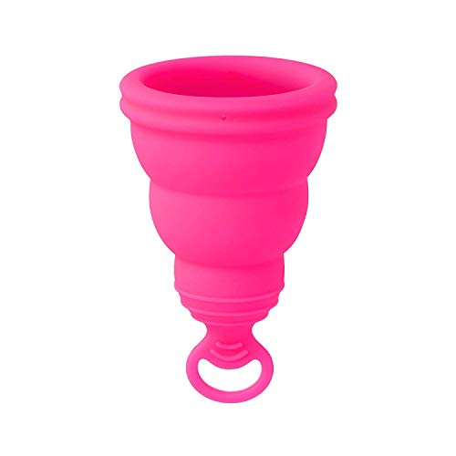 Copa Menstrual Soft - Mujeres Con Vejigas Sensibles, Calambres, CóLicos Menstruales - Ayuda A Prevenir Cistitis, Cycle Copa Menstrual, Copa Menstrual Lily Cup Compact, Copa Menstrual Plegable (L)