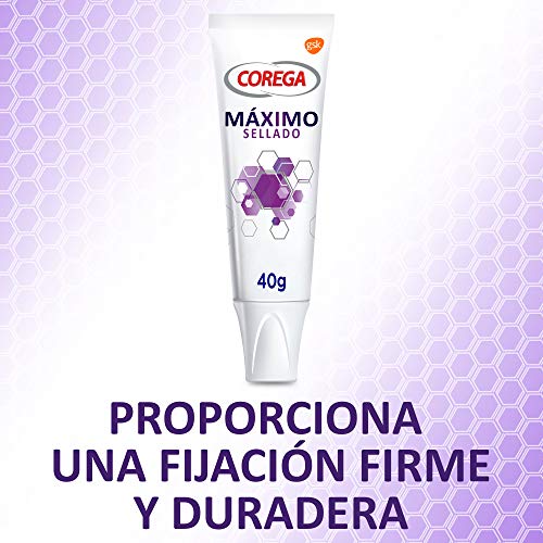 Corega Máximo Sellado - Crema Fijadora para Prótesis Dentales - 40 g