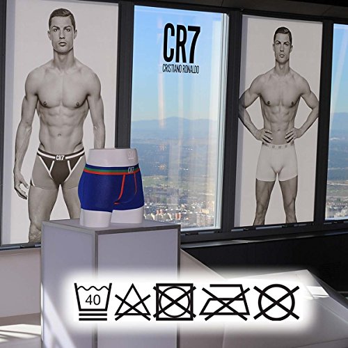 CR7 CRISTIANO RONALDO – Calcetines para Hombre Negro Negro Talla:44-47