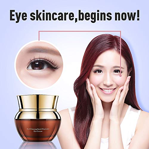 Crema de Ojos, Crema para los Ojos, Crema Contorno de Ojos Anti Edad, Crema Hidratante para Ojos, Mejora las ojeras, líneas finas y arrugas, Elimina la hinchazón, 25g