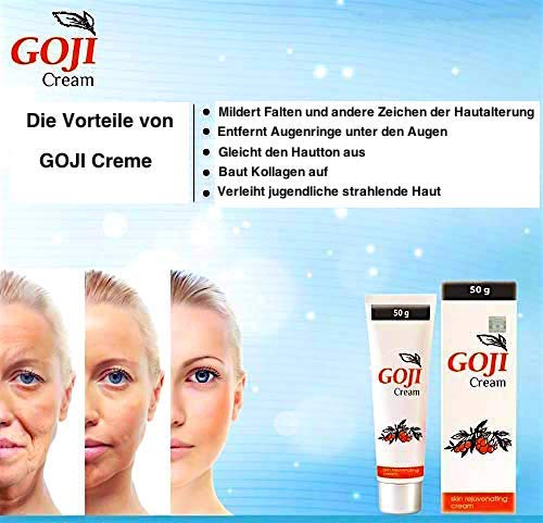 Crema facial antienvejecimiento de la baya de Goji