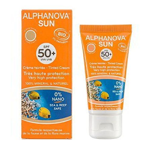 Crema Solar Corporal F50 Con Color 50 Ml de Alphanova